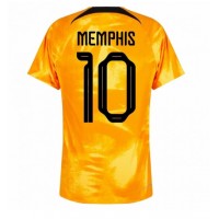 Muški Nogometni Dres Nizozemska Memphis Depay #10 Domaci SP 2022 Kratak Rukav